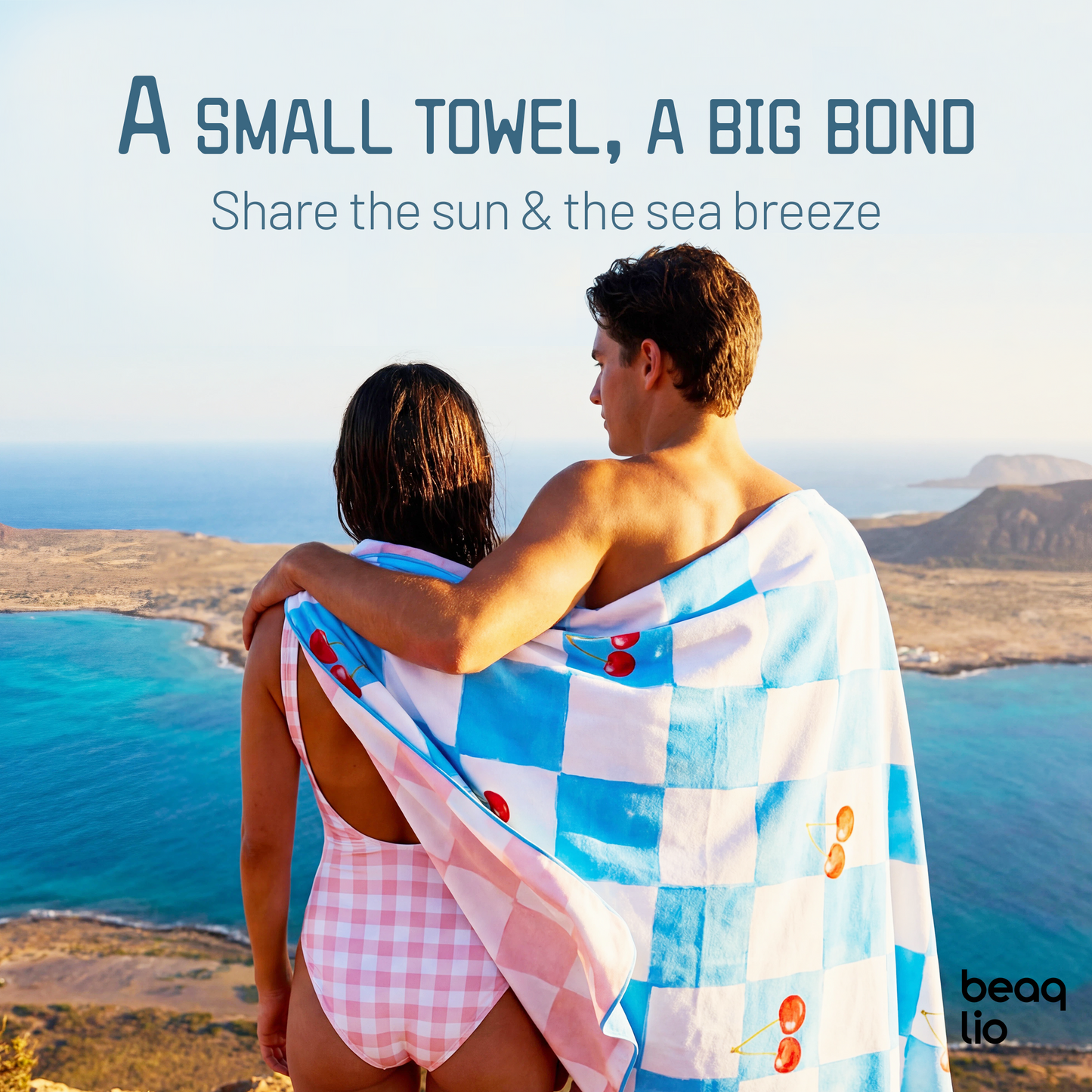 Beaqlio Microfiber Beach Towel Oversized, 71*36'' Cruise Quick Dry XL Beach Towels for Cruise Pool Yoga Gym Vacation Gift, Lightweight Absorbent Sandproof Large Beach Essentials, Plaid Cherry Print Towel