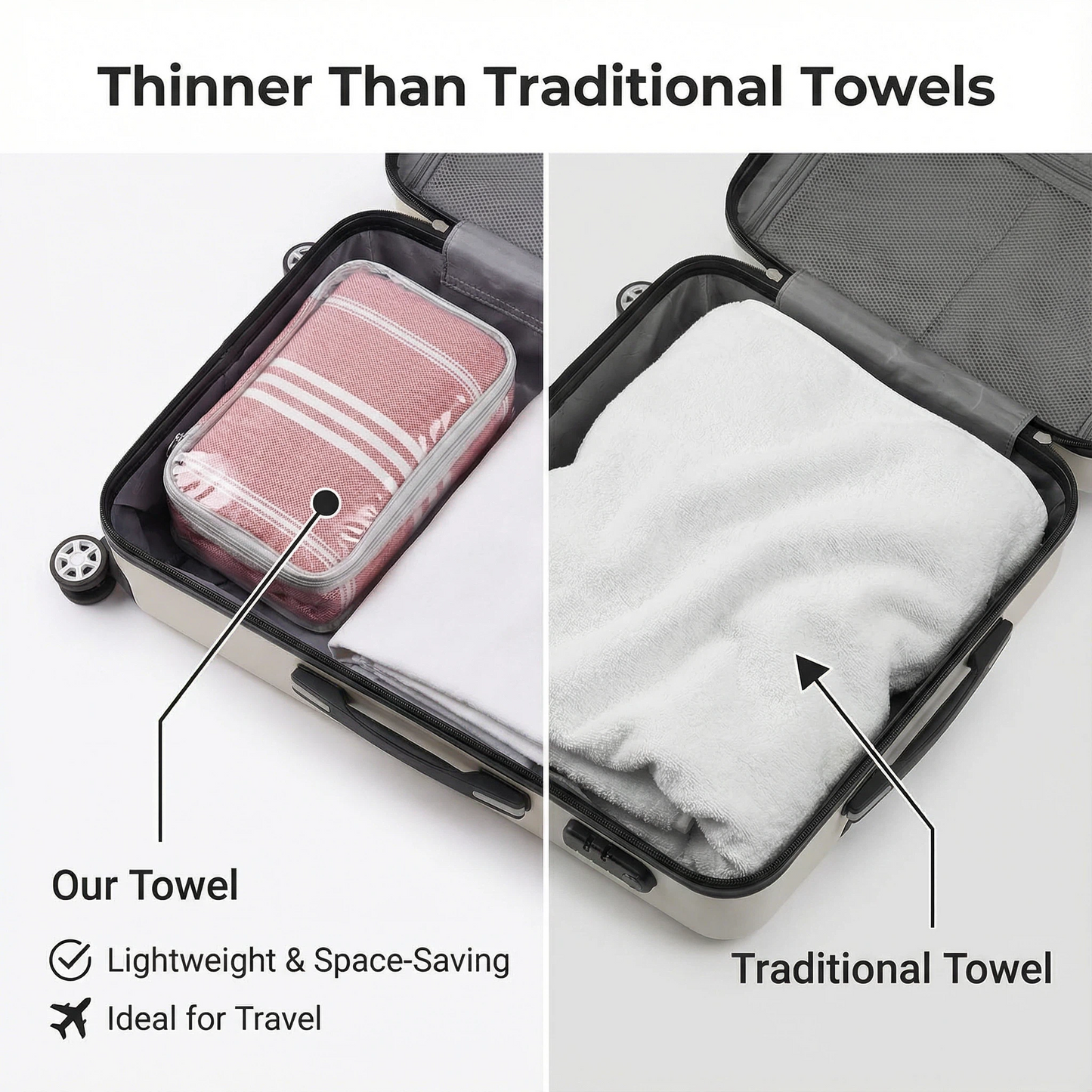 Personalized Turkish Towel Set – Quick-Dry Cotton, Customizable Embroidery &amp; Designs